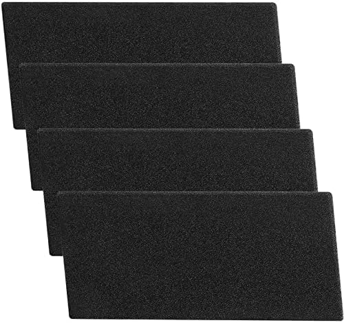 Filter für Bauknecht Privileg Whirlpool HX 481010354757 Trockner Wärmepumpentrockner | 225 x 107 x 8 mm | Schwammfilter Filtermatte Kondenstrockner (4 Pack)