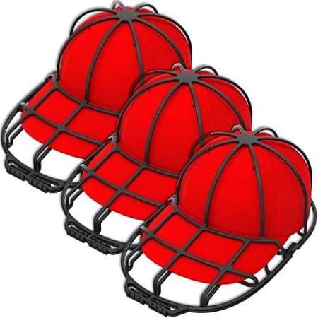 Forreen Cap Washer Waschmaschine, 3 Stück Hut Washer für Baseballmützen Stabil Anti-Verformung Cap Waschmaschinen Form für Waschmaschine oder Geschirrspüler