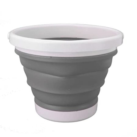 Mini-Waschmaschine, Tragbare, Schnelle Emulgierungs-Ultraschallwelle, 10 L, Verschleißfeste Baby-Kleidungswaschmaschine für zu Hause (Grau)