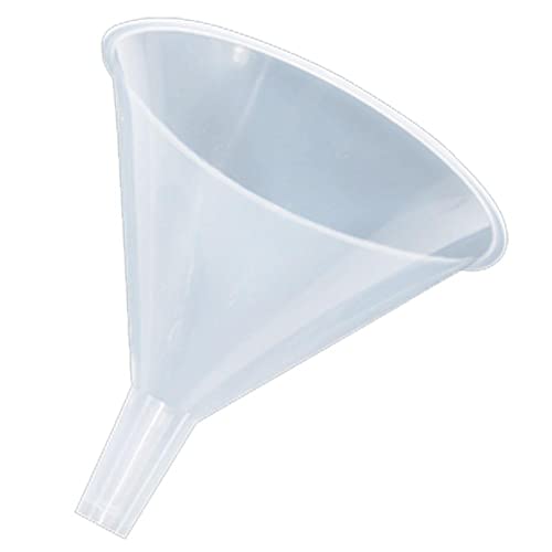 Vepoty Durchsichtiger Kunststoff-Filtertrichter Mehrzweck-Flüssigkeitstransfertrichter Langlebiger Filtertrichter Kleiner Trichter zum Befüllen von Flaschen