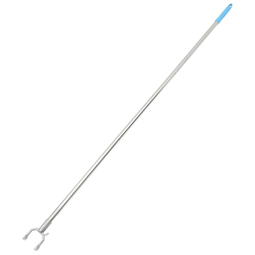 Warmhm Wäscheständer aus Edelstahl Kleiderbügelstange Kleiderhaken mit hohem kleiderständer wandmontage kleiderleiste Kleiderstange Kleidung erreichen Pol Haushalt Pole Stock Wäscheleine