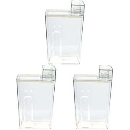 Cabilock 3st Aufbewahrungsbox Für Waschmittel Aufbewahrungsbehälter Aus Kunststoff Pulverspender Weichspüler Lotion Flasche Waschmittelbehälter Flüssige Flasche Pudrig Reisen Das Haustier