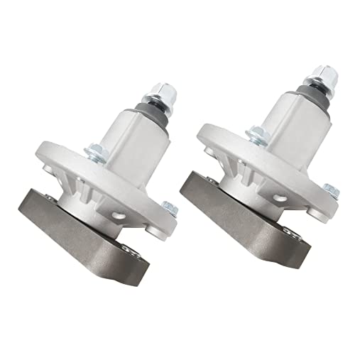 (2 Stück) GY20050 GY20785 Spindel Assembly for L 100 105 107 108 110 111 118 120 130 Series 106,7 cm 111,8 cm 116,8 cm 121,9 cm Deckrasen Traktor