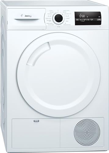 Balay Kondensationstrockner, freie Installation, 60 cm, 7 kg, Feuchtigkeitssensor, weiß, 3SC378B