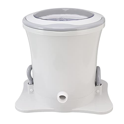 Fdit Manuelle Entwässerungsmaschine, Waschmaschinen und Trockner Tragbare Waschmaschinen Maschinentrockner 2500 U/Min Kleine Wäsche (Weiss)