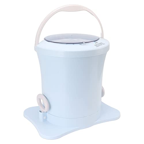 Fockety Tragbarer Wäschetrockner, mit Saugnapf, 2500 U/min, große Kapazität, elektrischer Wäschetrockner, ergonomisch, für Handtücher im Schlafzimmer (blau)