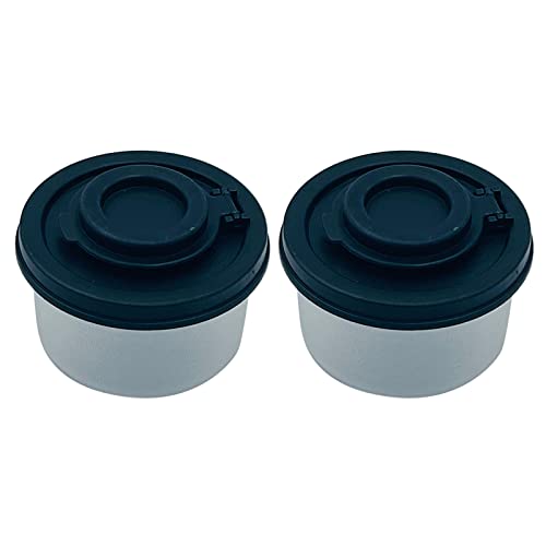 Gewürzdose Pfefferstreuer Proof Set von Shaker To Go Camping Picknick im Freien Küche Lunchboxen Reiseset mit roten Deckeln Deckel aus Kunststoff luftdicht Vorratsdosen Set Luftdicht (Black, One Size)