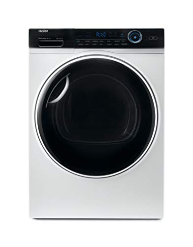 Haier HD90-A3S979 I-PRO Serie 7 Wärmepumpentrockner / 9 kg/A+++ / Direct Motion Motor/XL Trommel/ABT/I-Refresh Pro Dampfprogramm, weiß