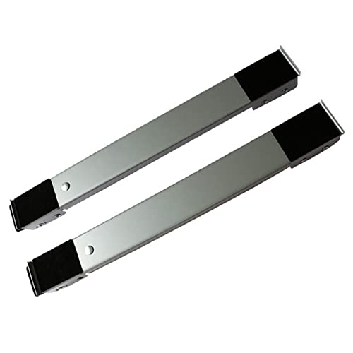 SHUGUANGGUDE Waschmaschine Sockel,Waschmaschinen Untergestell Transportroller,Transporthilfe für Trockner und Möbel,mit 24 Räder,Kühlschrank podest haben Rutschfester Stoßdämpfungs,Silber,A