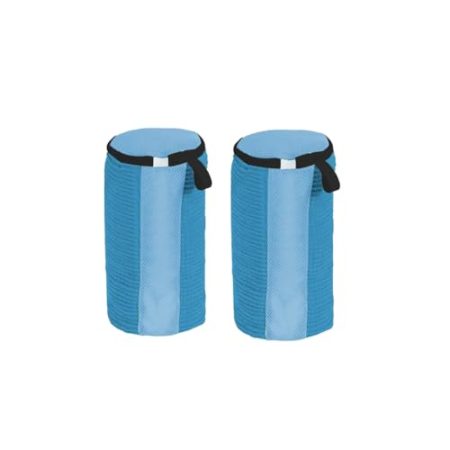 WANSHI Schuhwaschbeutel Waschmaschine,Sneaker Wäschesack, Wäschenetz,Schuhewasch Waschbeutel Maschine beutel ,Wäschesack Gepolstert Für Schuhe Waschmaschine (Blaue Öffnung nach oben, 2PCS)
