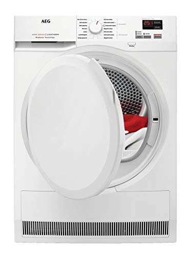 AEG T6DB40370 Kondensationstrockner / 7,0 kg / B / Mengenautomatik / Knitterschutz / Kindersicherung / Startzeitvorwahl