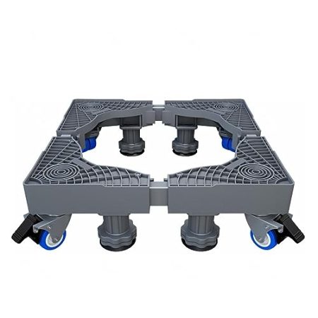 ALIEDA Waschtrocknerständer Mit Rädern 4 Tragende Säulen Sockel Für Trockner Stark Und Robust Verstellbare Basis Trockner,4Beine-4Rollen