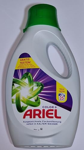 Ariel Waschmittel Flüssig, Flüssigwaschmittel, 25 Waschladungen,Farbschutz,Color (1.25 L)