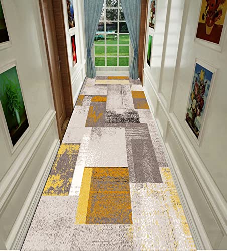 Generisch TeppichExtra Langer Flurteppich waschbarer Flurteppich kein Verblassen rutschfeste Fußmatten Rutschfester Teppich moderner Flur-Durchgangsteppich 0 8 m x 5 m