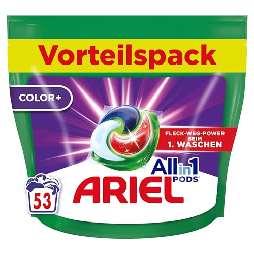 Ariel All-in-1 PODS Color+ Flüssigwaschmittel-Kapseln 53 Waschladungen